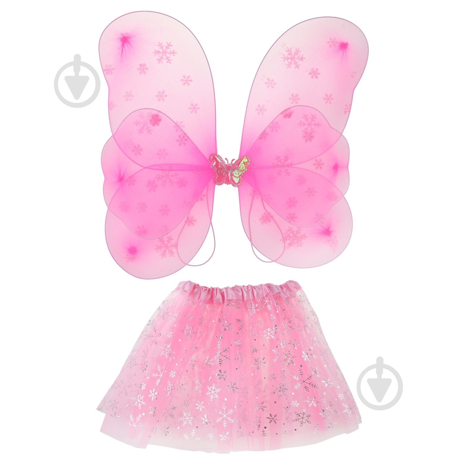 Костюм детский карнавальный Shantou (юбка, крылья, обруч, волшебная палочка) светло-розовый E2505 - фото 2 Костюм детский карнавальный Shantou (юбка, крылья, обруч, волшебная палочка) светло-розовый E2505 - фото 2
