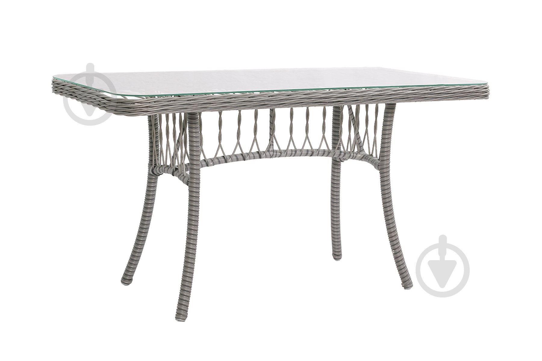 Стол Алан со стеклом 79x140 см - фото 1