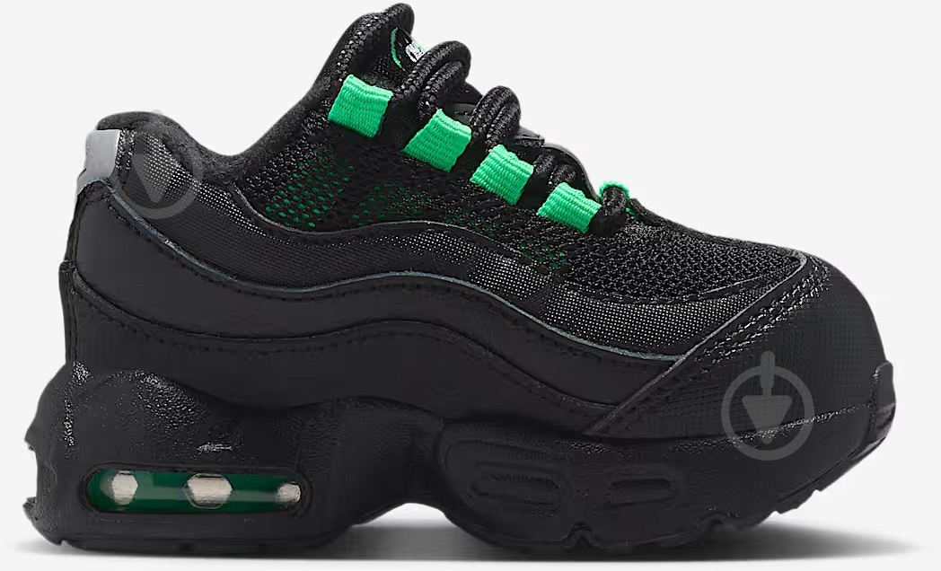 Кроссовки детские демисезонные Nike Air Max 95 Recraft LTR BT HQ6365-009 р.21 черные - фото 3 Кроссовки детские демисезонные Nike Air Max 95 Recraft LTR BT HQ6365-009 р.21 черные - фото 3