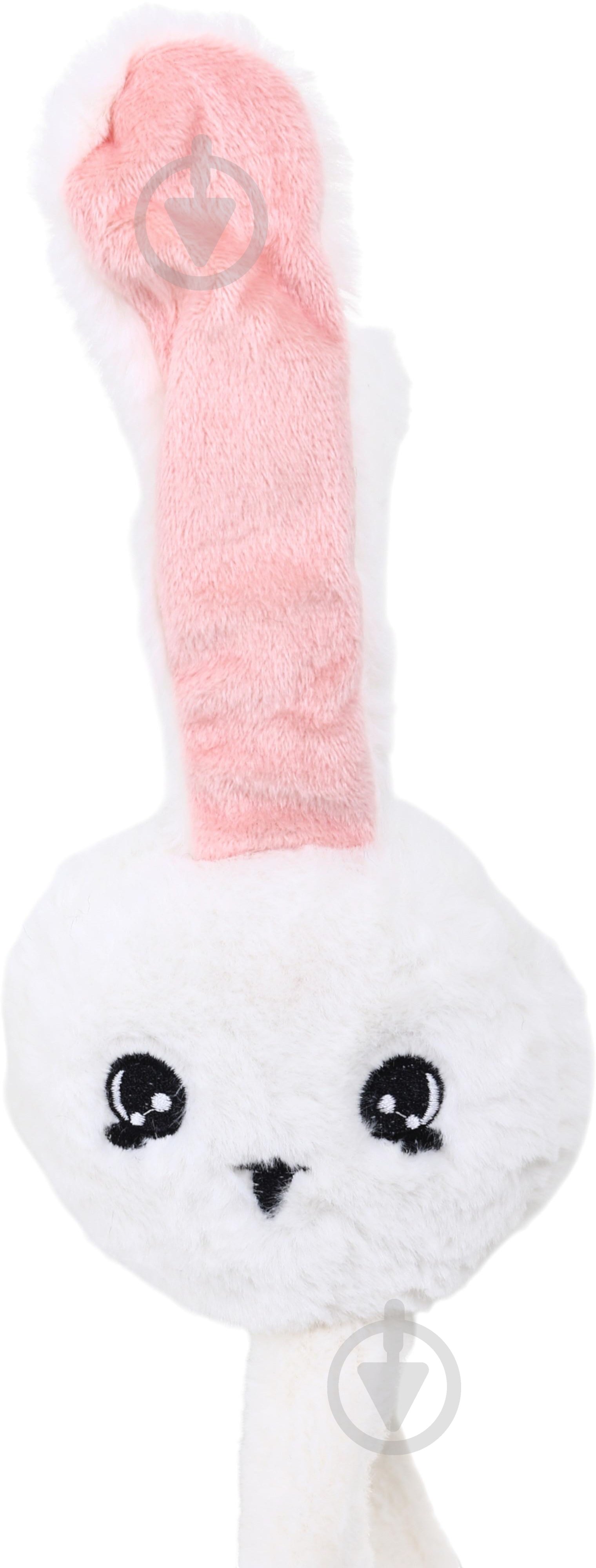 Головной убор Shantou наушники меховые детские E2320 подвижные ушки E2320 р.OS белый - фото 2