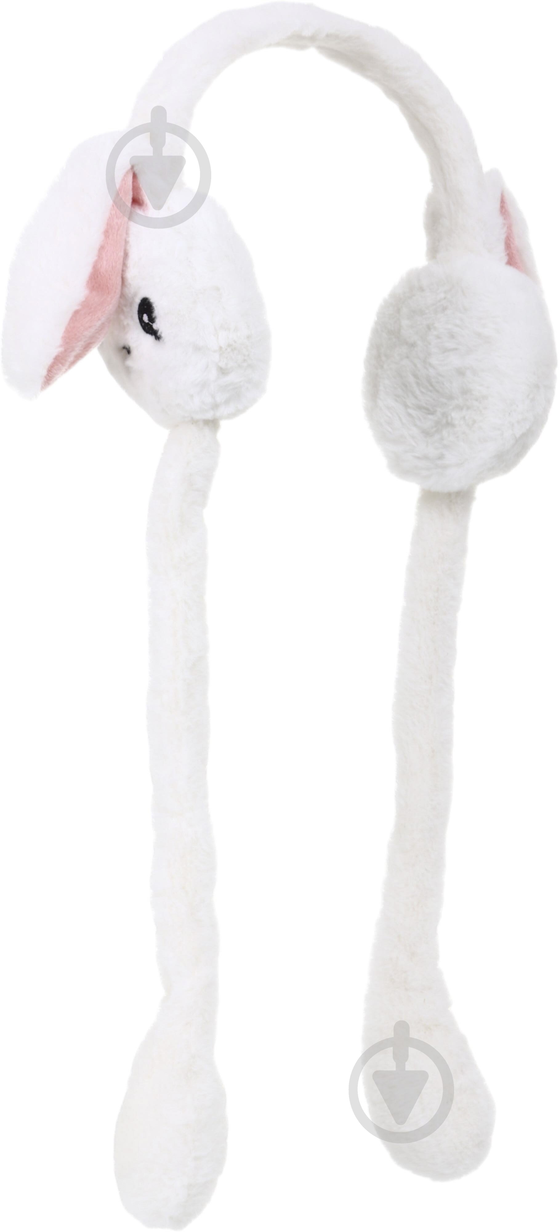 Головной убор Shantou наушники меховые детские E2320 подвижные ушки E2320 р.OS белый - фото 4