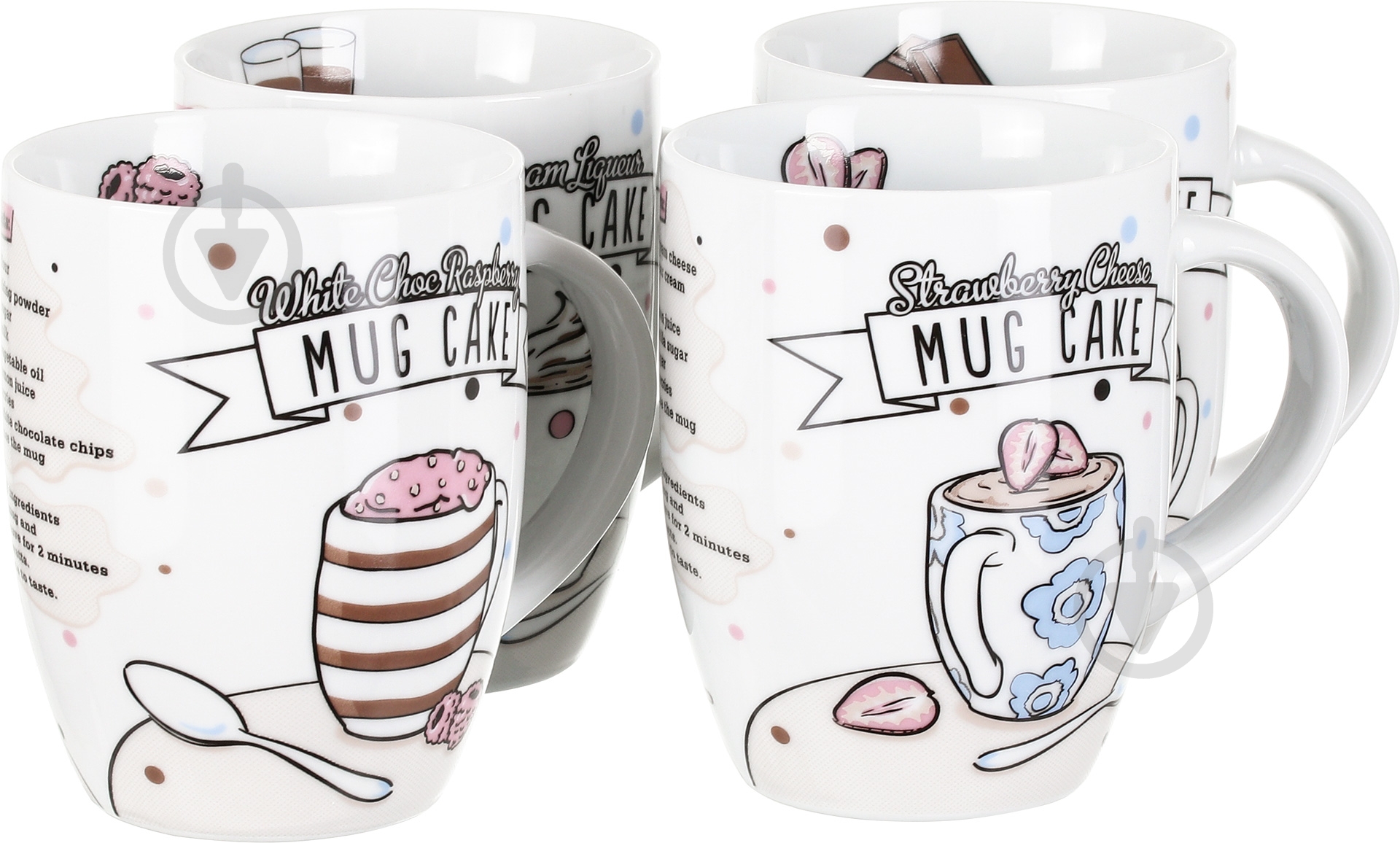 Набор чашек Konitz Bakery 380 мл 4 шт. - фото 1