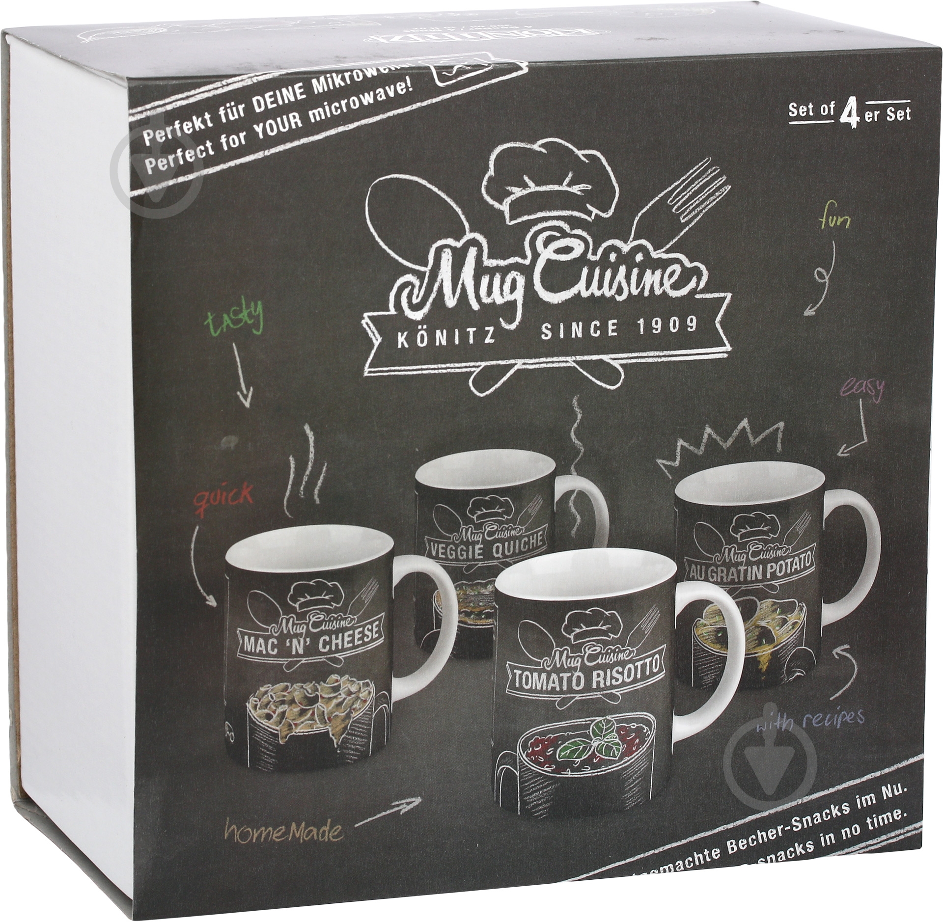 Набор чашек Konitz Mug Cuisine 250 мл 4 шт. - фото 6