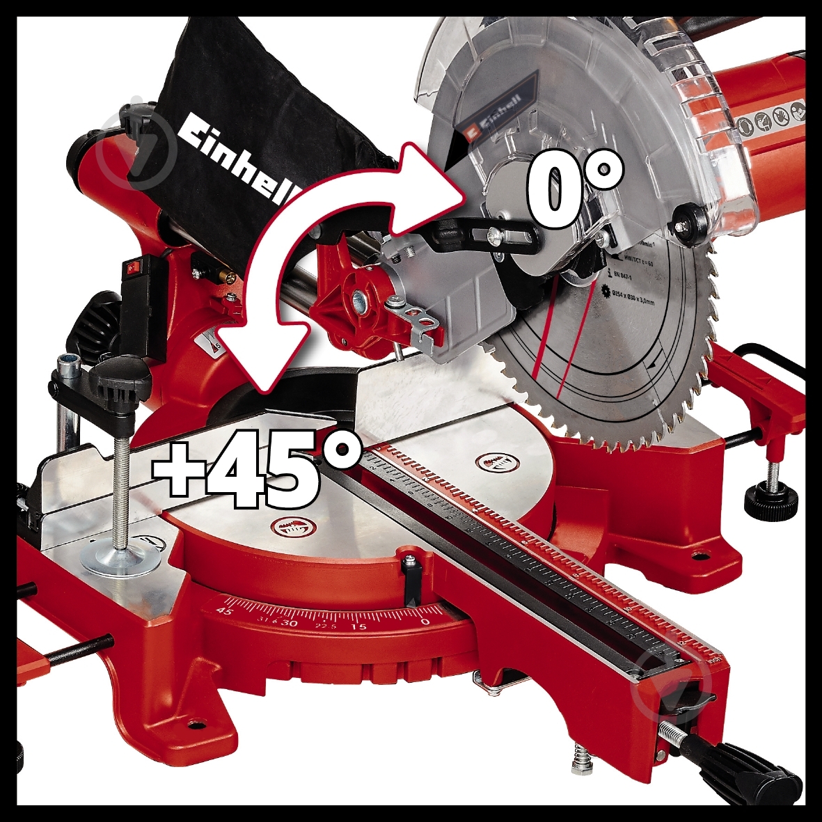 Пила торцовочная Einhell TC-SM 254 - 2B (4300804) - фото 5 Пила торцовочная Einhell TC-SM 254 - 2B (4300804) - фото 5