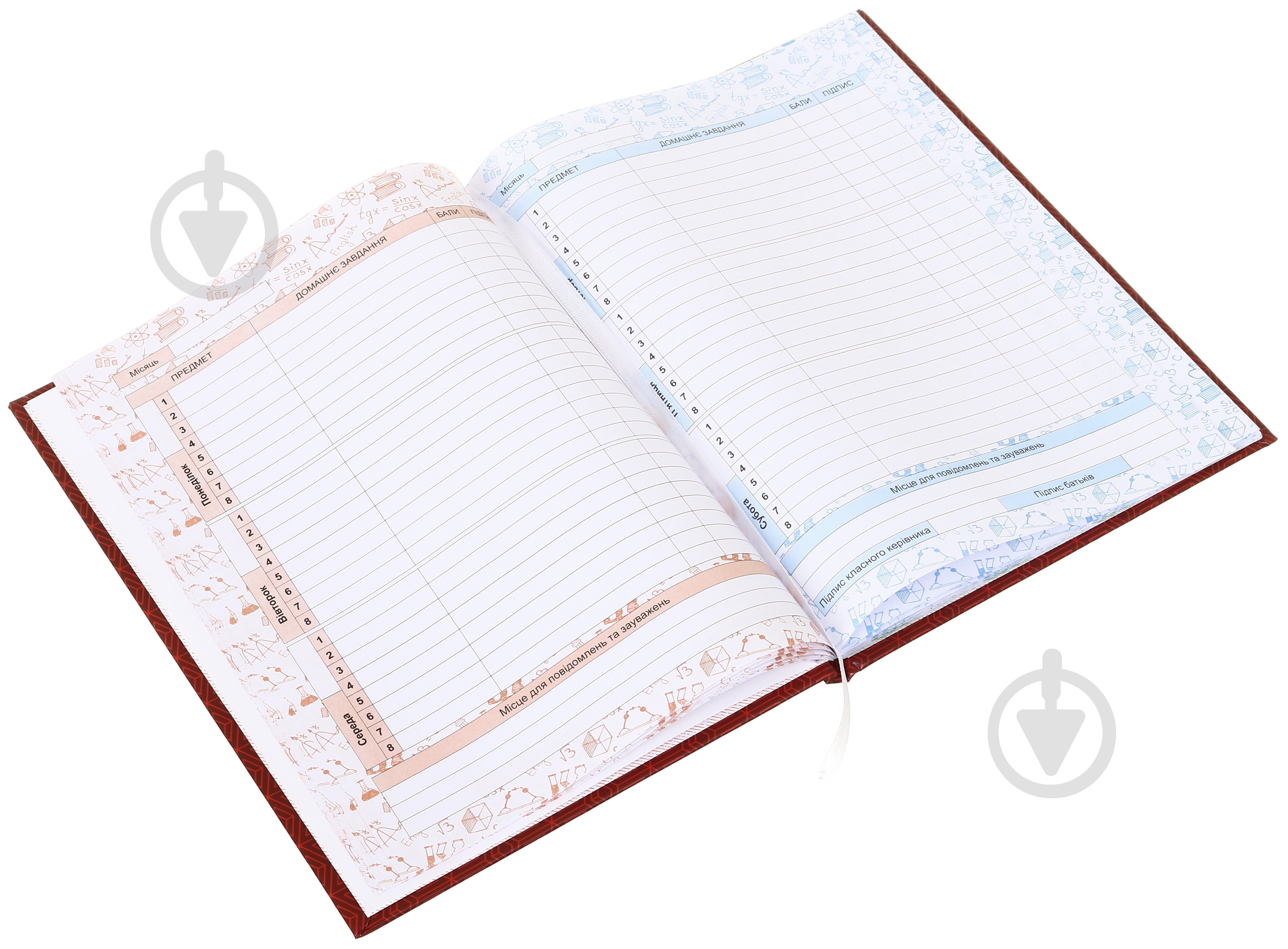 Дневник школьный Print bordo Nota Bene - фото 4