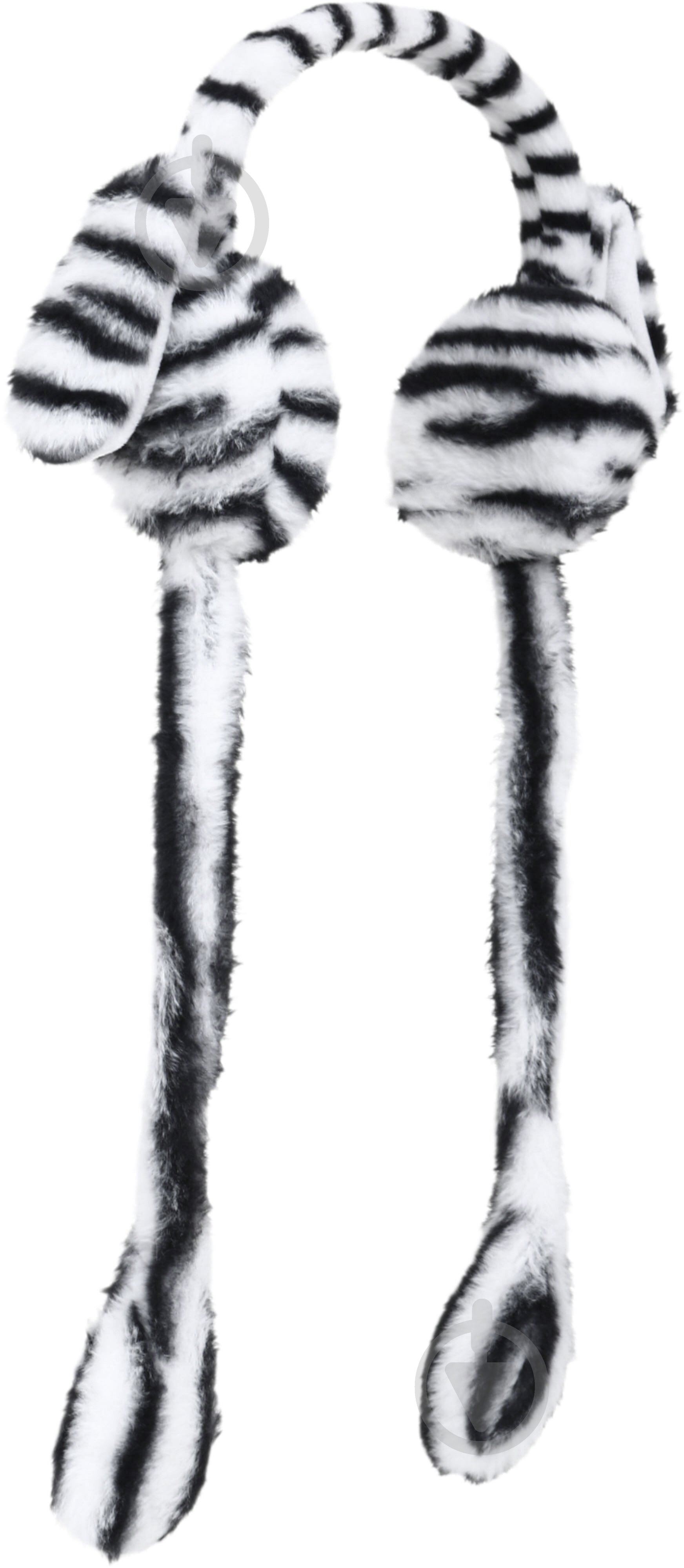 Головной убор Shantou наушники меховые детские E2319 подвижные ушки E2319 р.OS черно-белый - фото 2 Головной убор Shantou наушники меховые детские E2319 подвижные ушки E2319 р.OS черно-белый - фото 2