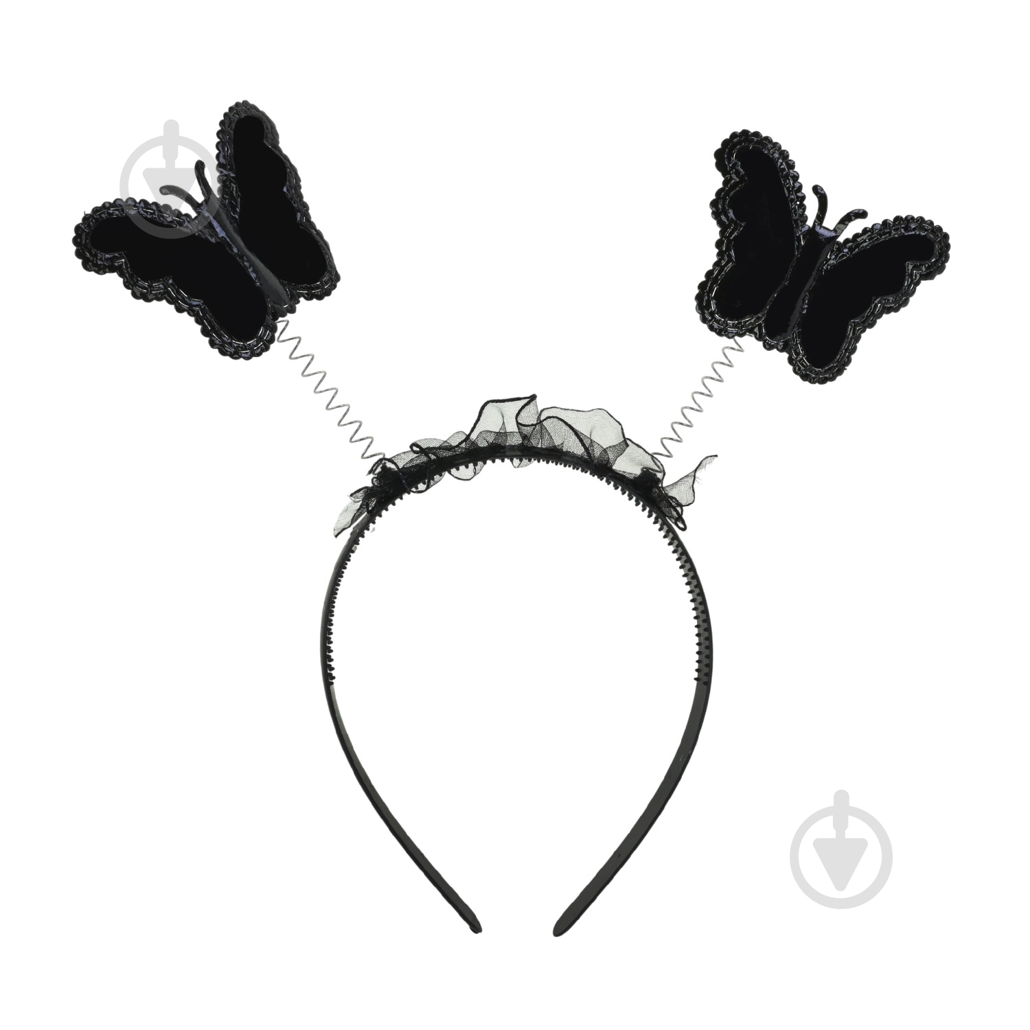 Костюм детский карнавальный Shantou юбка, крылья, обруч, волшебная палочка черный E2506-2 - фото 2