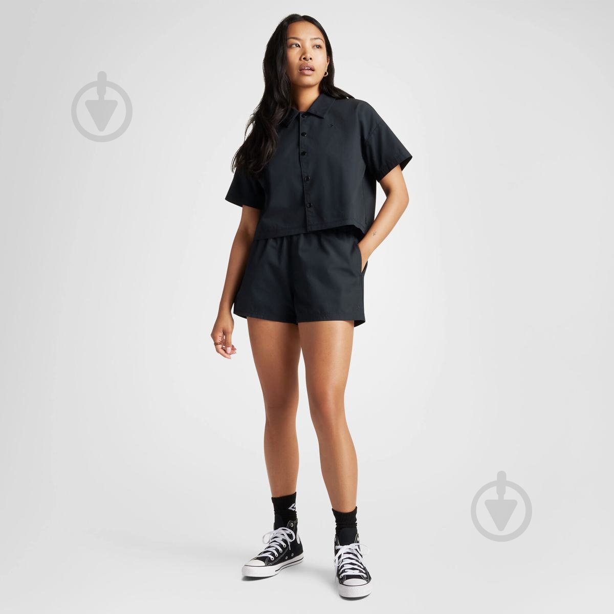 Шорты Converse RELAXED BOXER SHORT 10027905-001 р. XS черный - фото 4