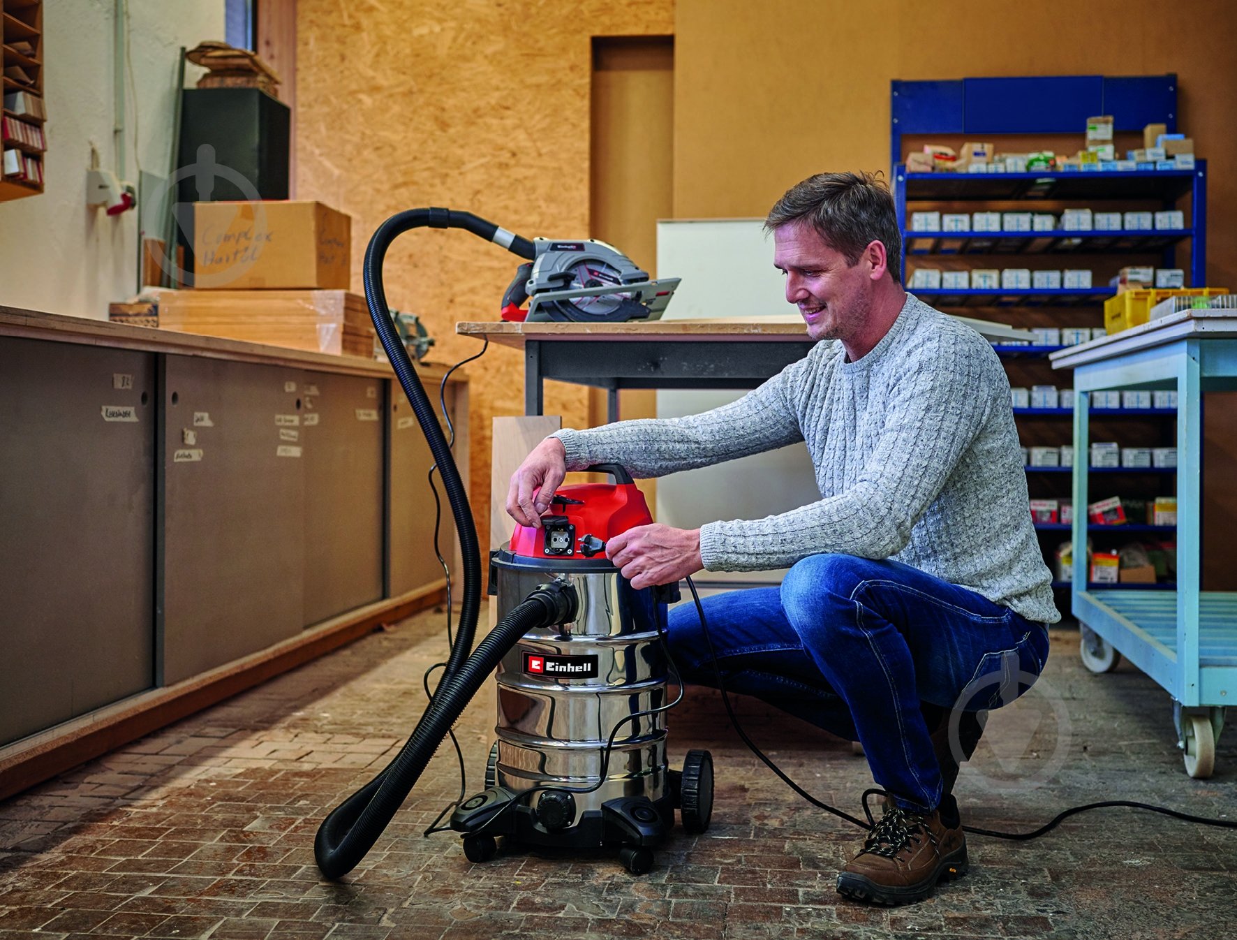 Пылесос Einhell TC-VC 1930 SA Kit 2342230 - фото 12