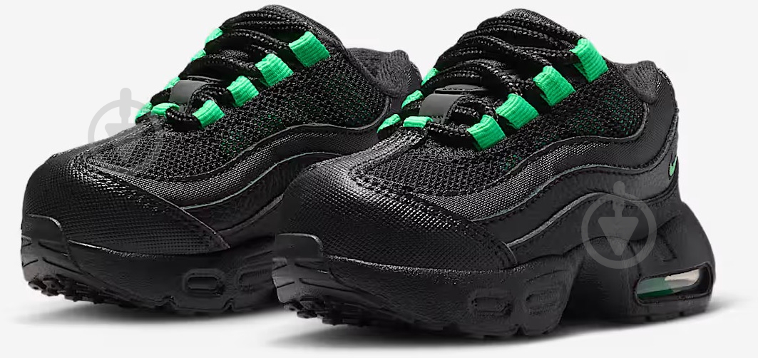 Кроссовки детские демисезонные Nike Air Max 95 Recraft LTR BT HQ6365-009 р.23,5 черные - фото 5 Кроссовки детские демисезонные Nike Air Max 95 Recraft LTR BT HQ6365-009 р.23,5 черные - фото 5