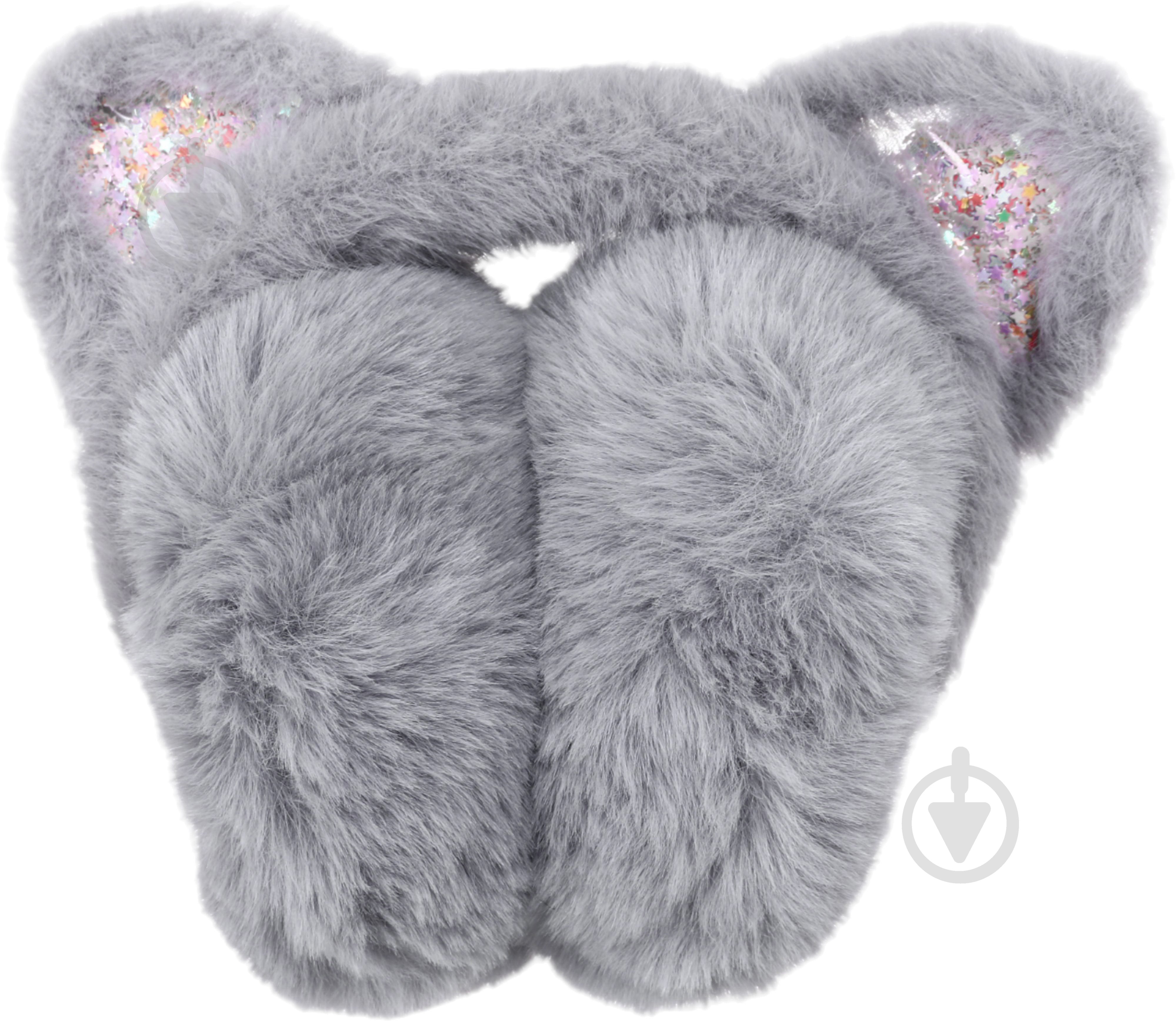 Головний убір Shantou навушники хутряні дитячі з вушками сірий E2316 E2316 р.OS сірий - фото 6