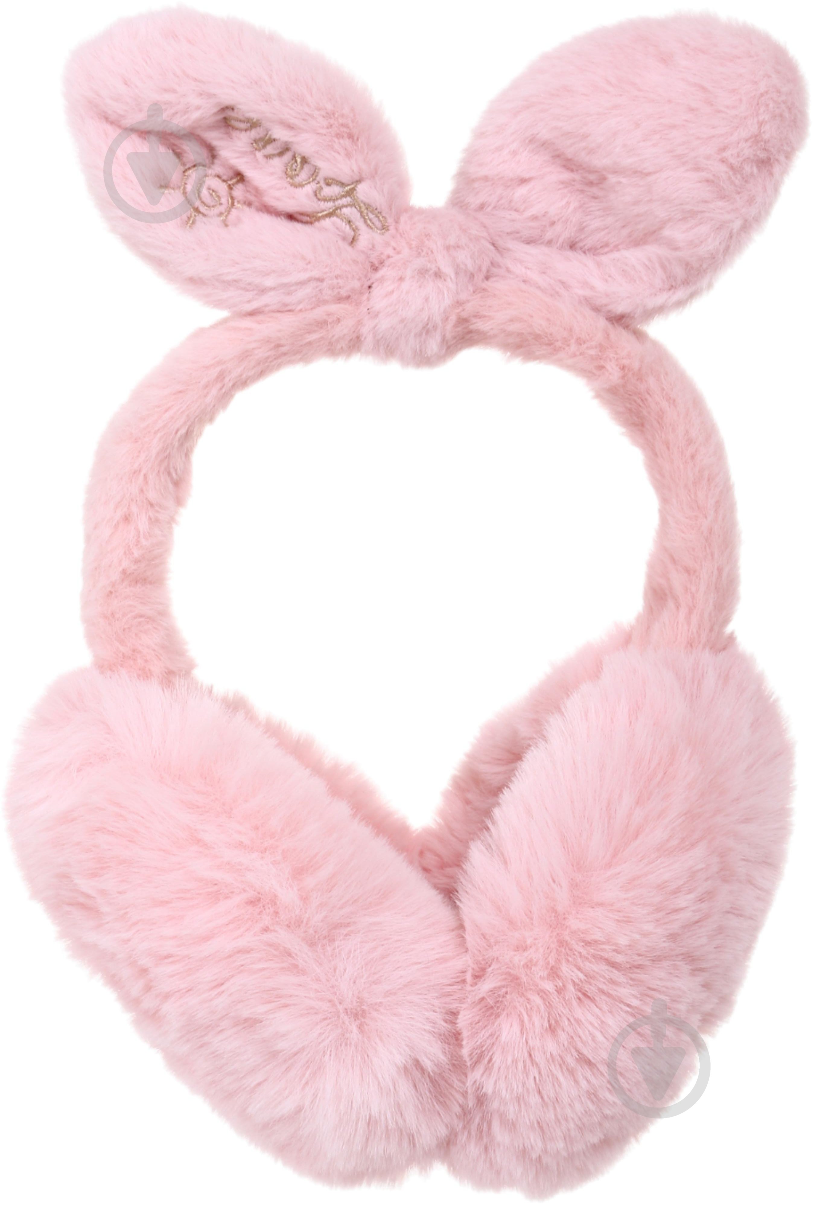 Головний убір Shantou навушники хутряні дитячі з зав'язками E2311 E2311 р.OS рожевий - фото 2