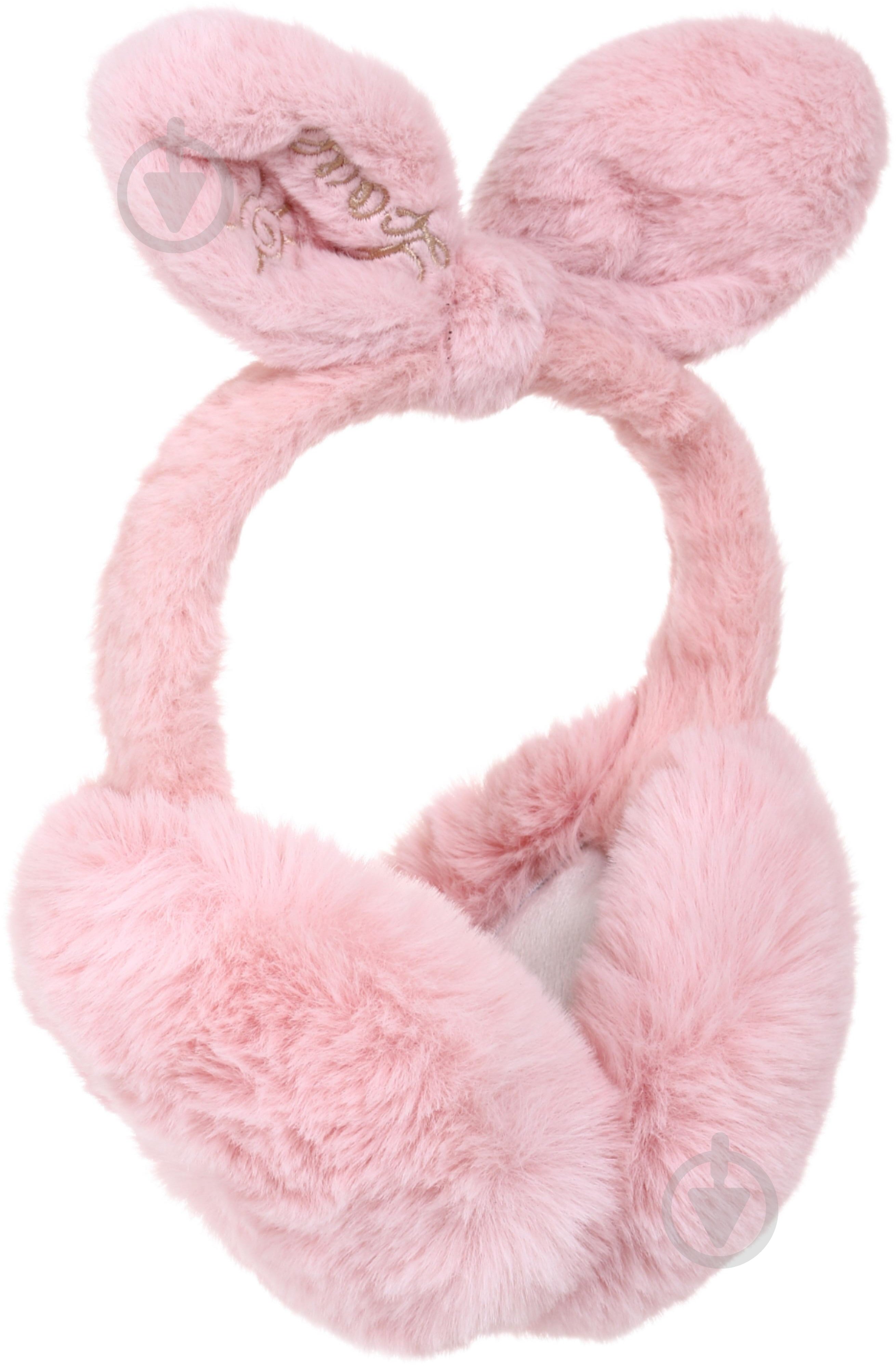 Головний убір Shantou навушники хутряні дитячі з зав'язками E2311 E2311 р.OS рожевий - фото 4