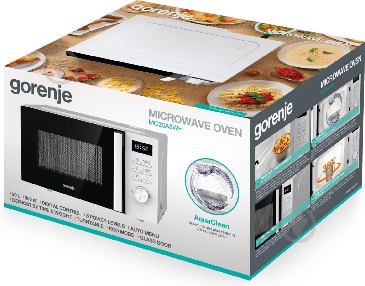 ВИТРИНА! Микроволновая печь Gorenje MO20A3WH - фото 6 ВИТРИНА! Микроволновая печь Gorenje MO20A3WH - фото 6