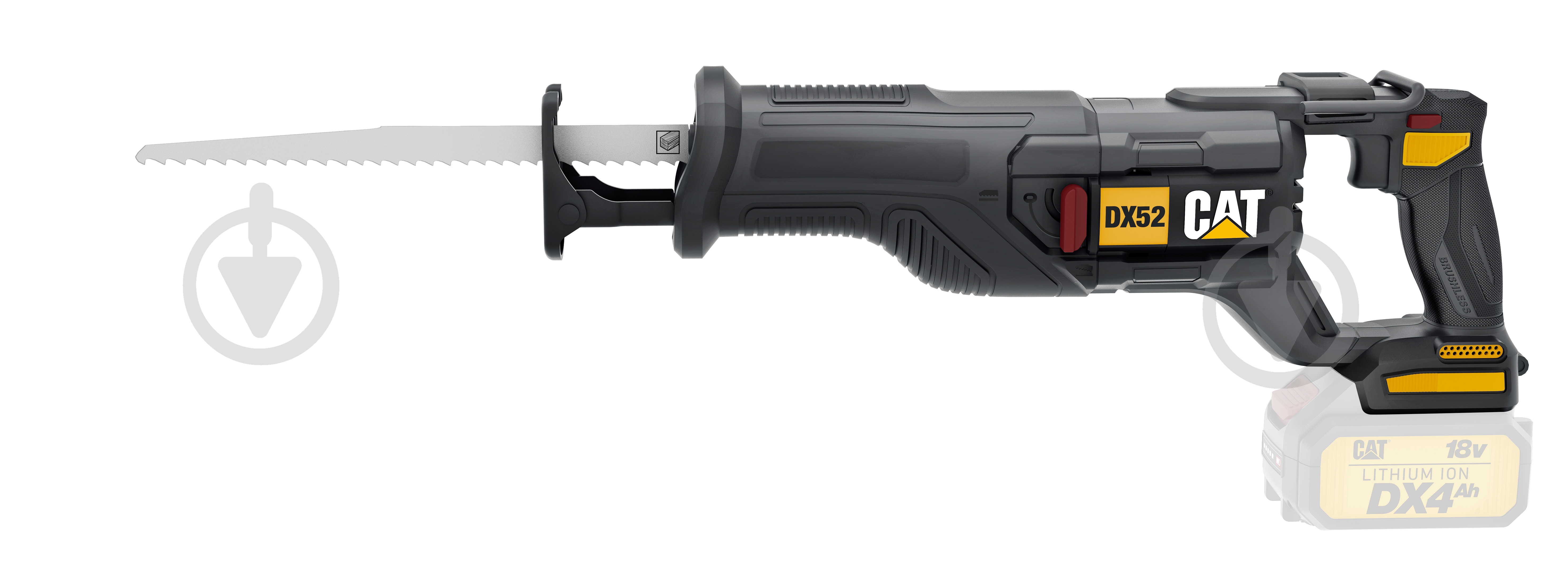 Пила шабельна CAT DX52B - фото 2