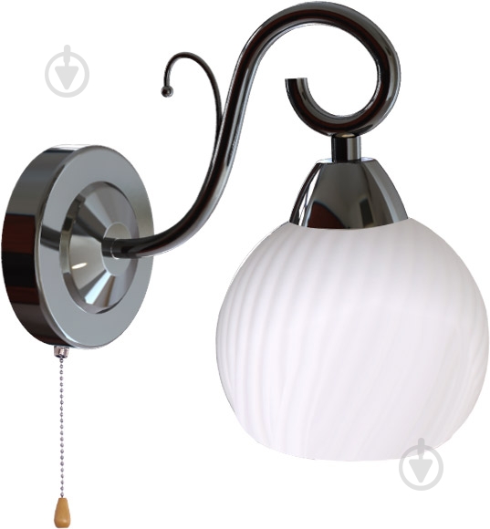 Бра Blitz 1340-11 1x40 Вт E14 черный хром - фото 1