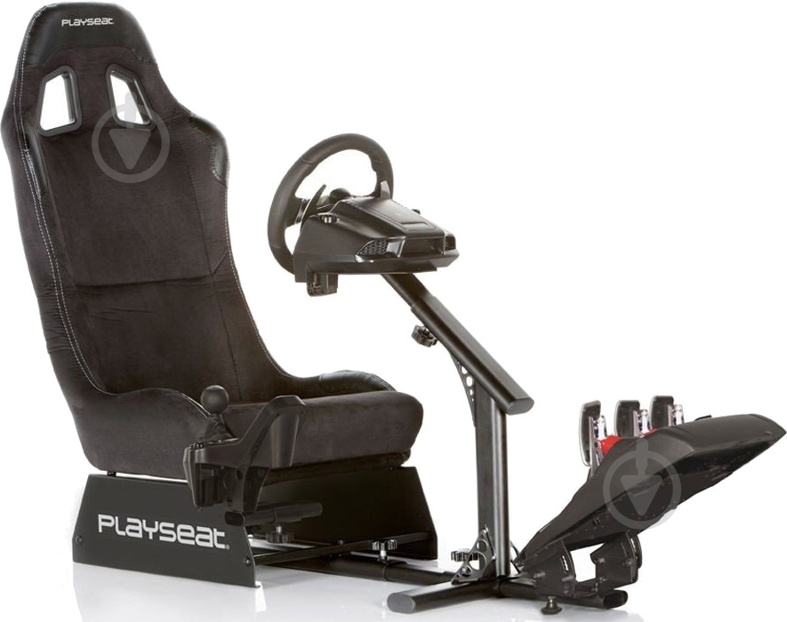 Кресло Playseat Кокпит с креплением для руля и педалей Playseat Evolution Alcantara (REM.00008) черный - фото 2 Кресло Playseat Кокпит с креплением для руля и педалей Playseat Evolution Alcantara (REM.00008) черный - фото 2