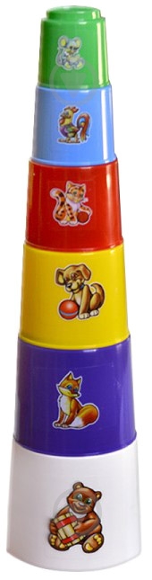 Іграшка-пірамідка ТехноК Пасочки 2032 - фото 1