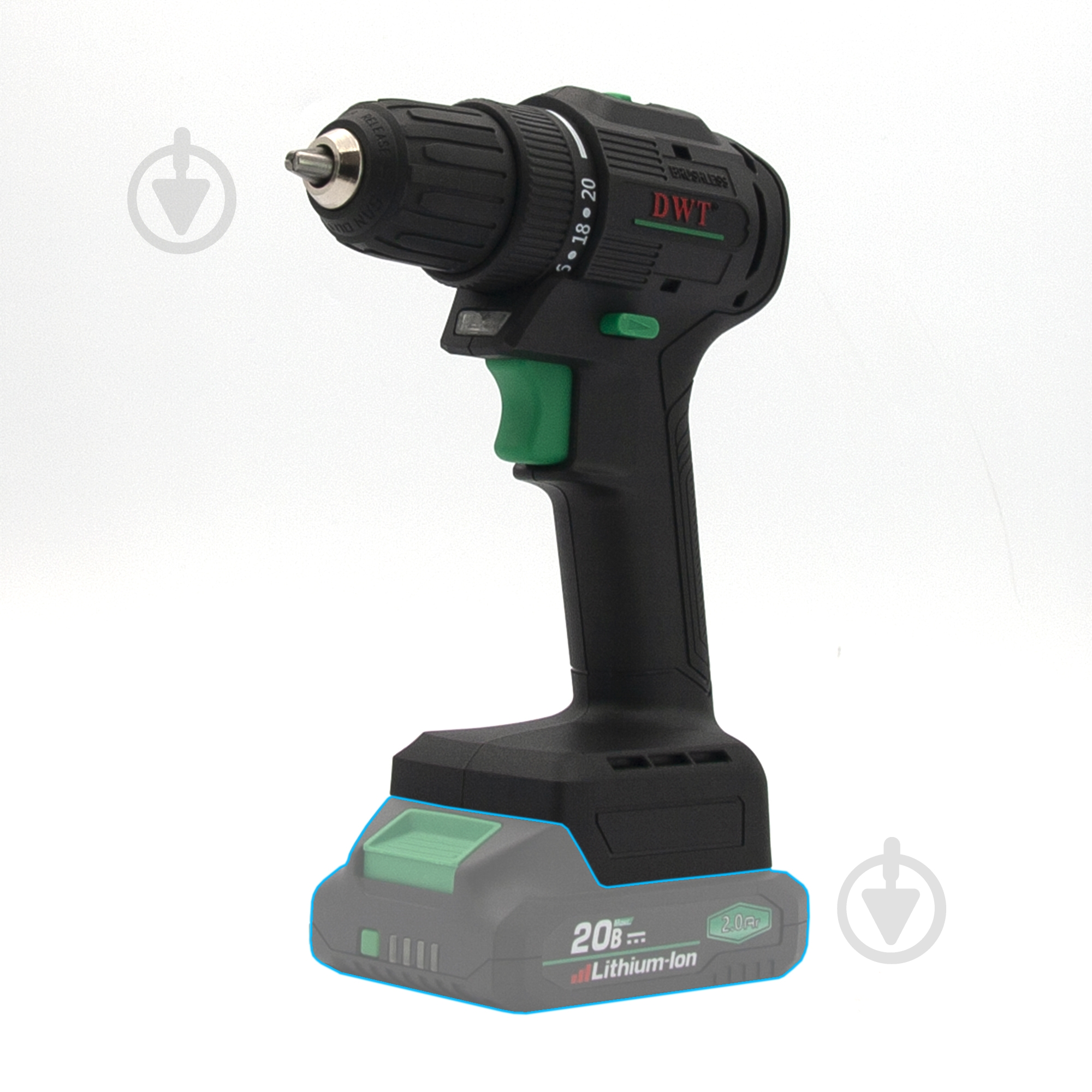 Шуруповерт аккумуляторный DWT ABSP-20 DN ABSP-20 DN - фото 1