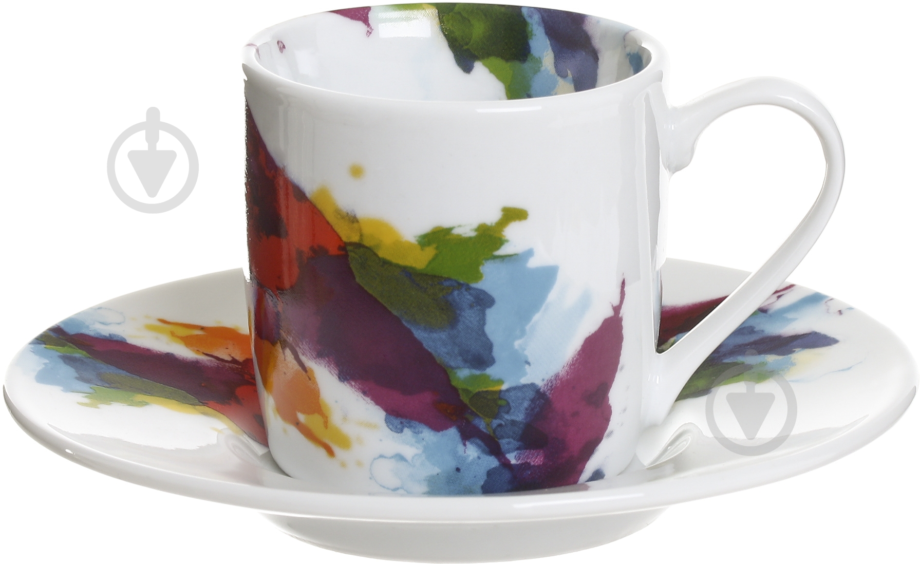 Чашка с блюдцем Konitz On colour Flow 85 мл - фото 1