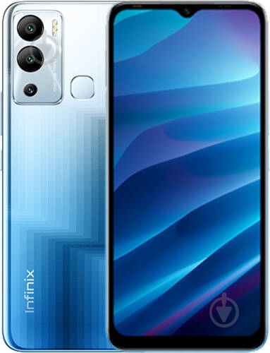 Смартфон Infinix HOT 12i 4/64GB horizon blue (X665B) - фото 1