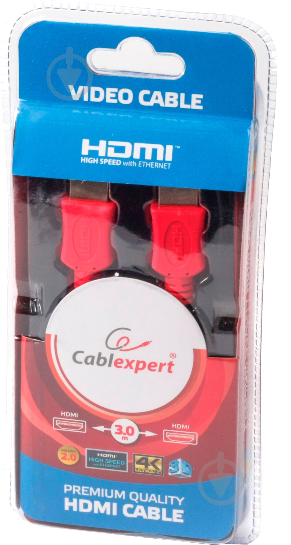 Кабель Cablexpert HDMI – HDMI 3 м червоний (CCB-HDMI4-10) - фото 2