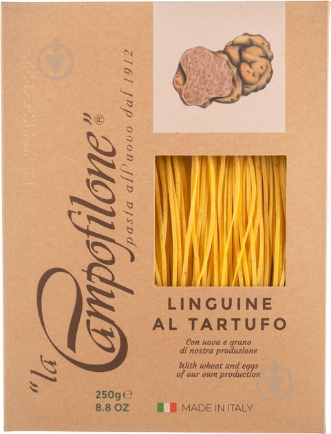 Макароны La Campofilone Лингвини с трюфелем 250 г - фото 1 Макароны La Campofilone Лингвини с трюфелем 250 г - фото 1