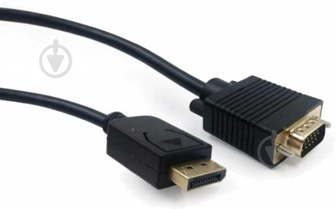 Кабель Cablexpert DisplayPort – HDMI 1,8 м black (CCP-DPM-VGAM-6) - фото 1 Кабель Cablexpert DisplayPort – HDMI 1,8 м black (CCP-DPM-VGAM-6) - фото 1