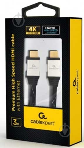 Кабель Cablexpert HDMI – HDMI 3 м black (CCPB-HDMIL-3M) - фото 3 Кабель Cablexpert HDMI – HDMI 3 м black (CCPB-HDMIL-3M) - фото 3