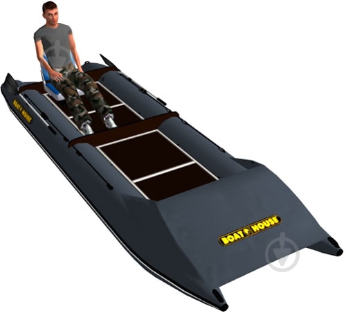 Катамаран надувной BoatHouse Smart Fisher 395 - фото 1