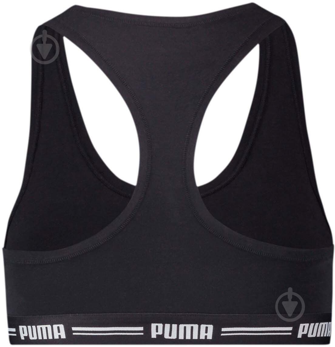 Бра Puma PUMA WOMEN RACER BACK TOP 1P HANG BLACK 90786204 р.S черный - фото 2