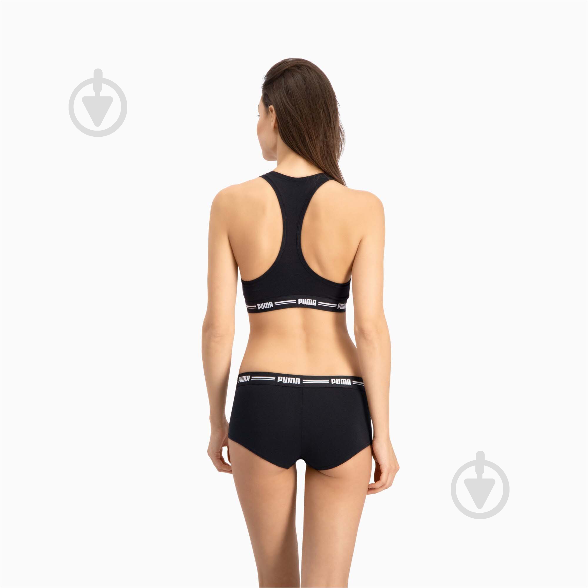 Бра Puma PUMA WOMEN RACER BACK TOP 1P HANG BLACK 90786204 р.M черный - фото 4