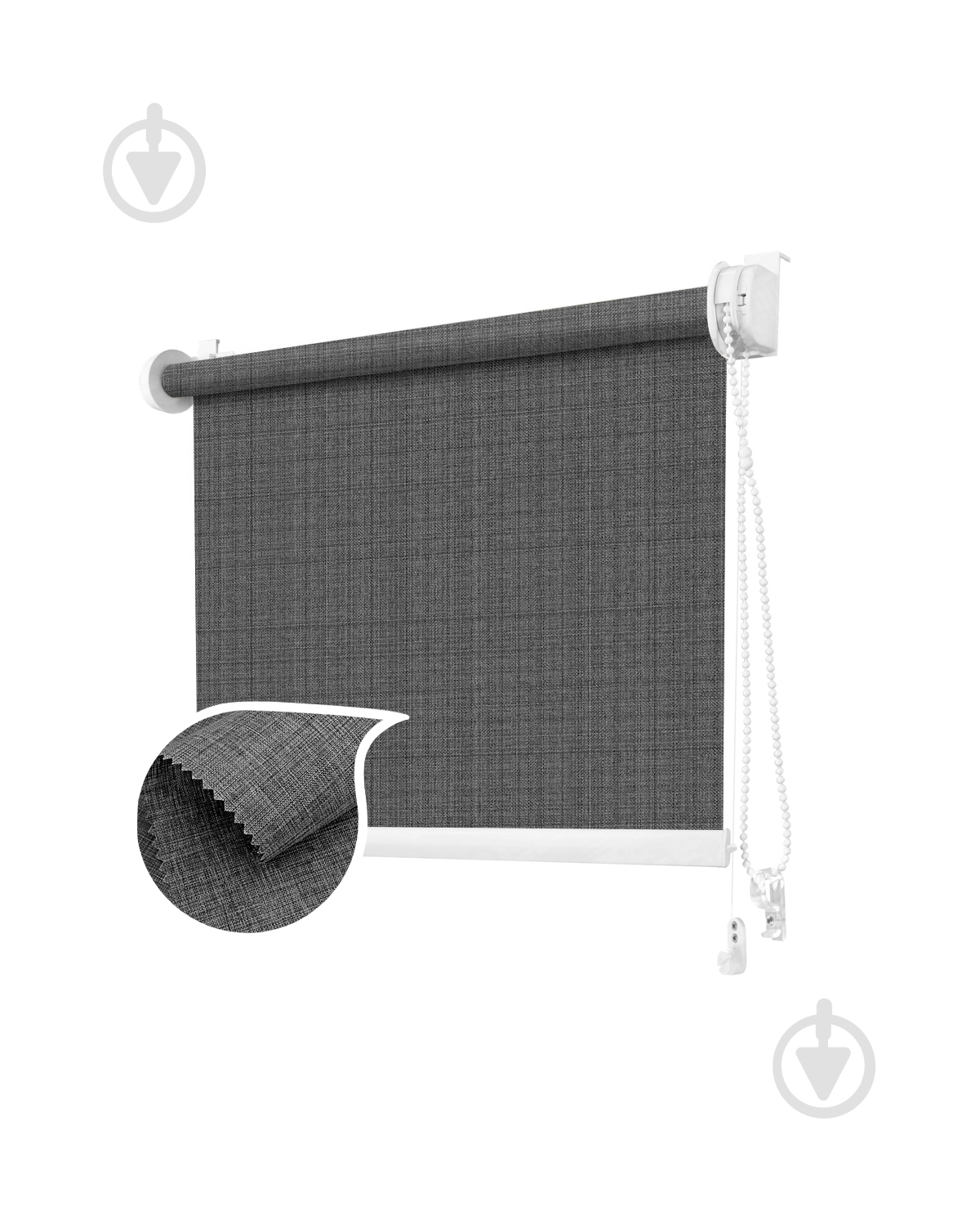 Ролета міні Rollotex струна Linen Look 6 65x150 см сіра - фото 1 Ролета міні Rollotex струна Linen Look 6 65x150 см сіра - фото 1