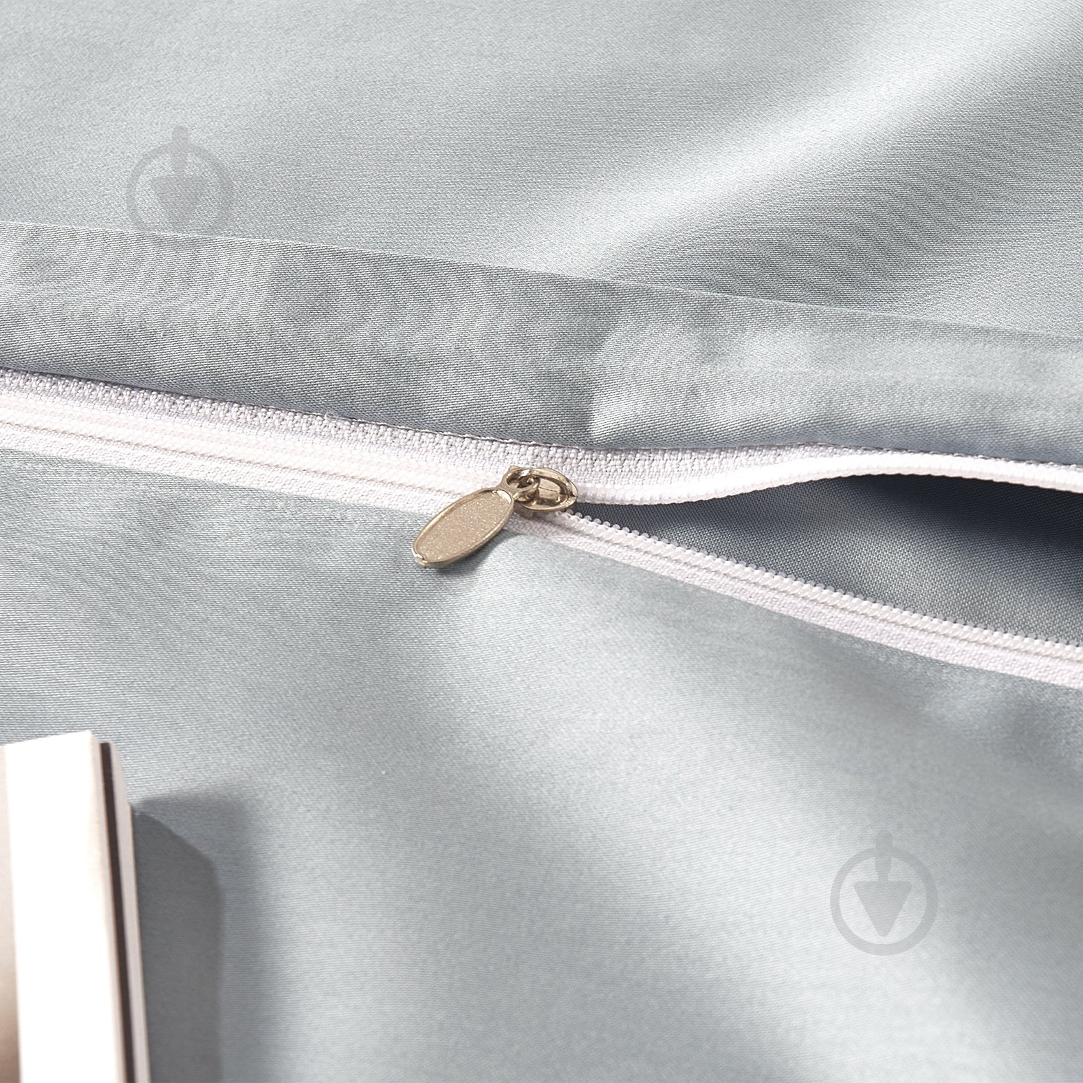 Комплект постельного белья Solid 2 серо-голубой La Nuit - фото 5 Комплект постельного белья Solid 2 серо-голубой La Nuit - фото 5