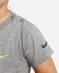 Боди Nike р.74 серый 66H345-GEH - фото 3 Боди Nike р.74 серый 66H345-GEH - фото 3