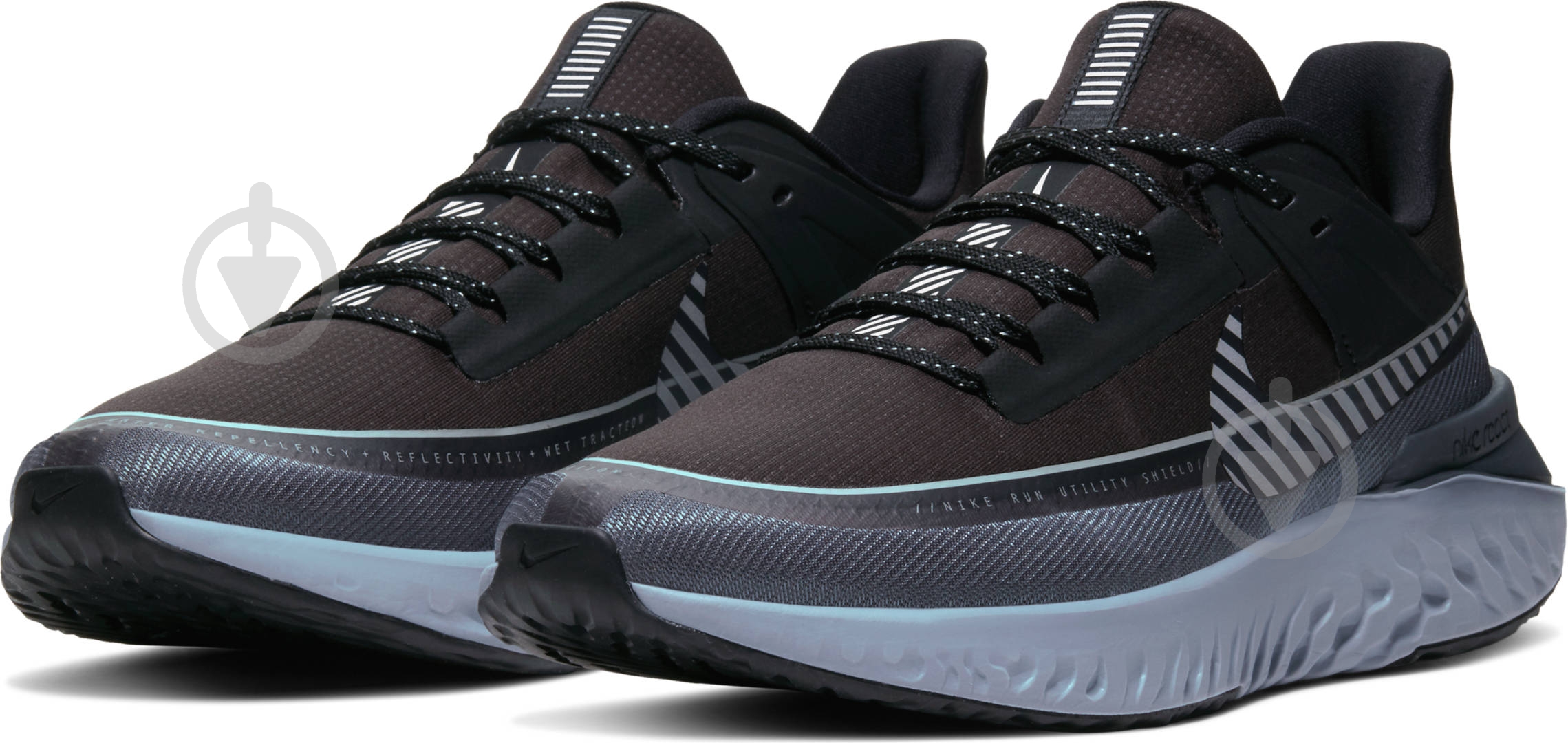 Кросівки чоловічі Nike LEGEND REACT 2 SHIELD BQ3382-001 р.43 чорні - фото 1 Кросівки чоловічі Nike LEGEND REACT 2 SHIELD BQ3382-001 р.43 чорні - фото 1