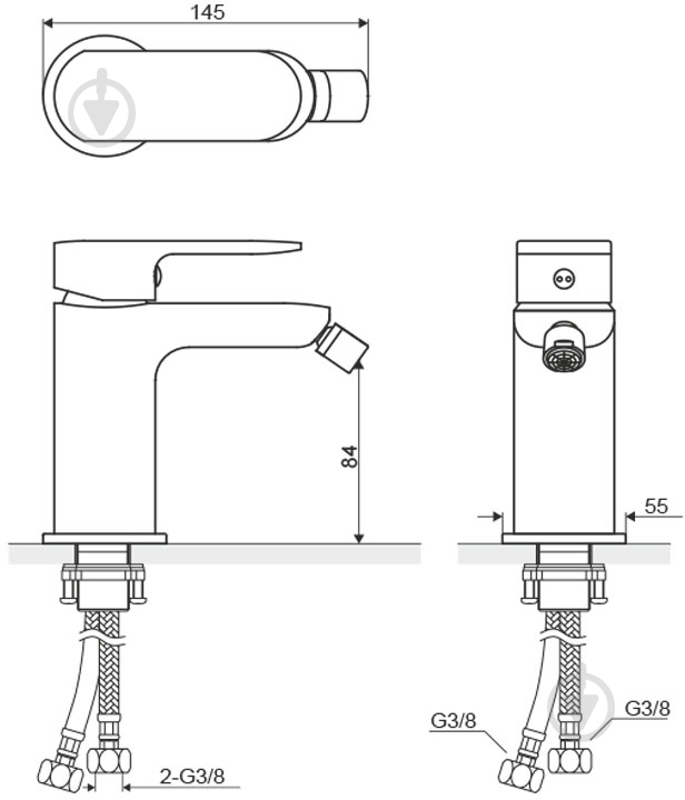 Смеситель для биде Excellent Calm ARAC.5003CR - фото 2 Смеситель для биде Excellent Calm ARAC.5003CR - фото 2