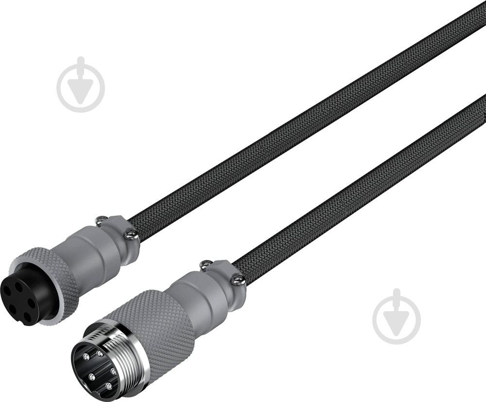 Кабель HyperX USB-A – USB-C спиральный 1,37 м серый (6J678AA) - фото 4