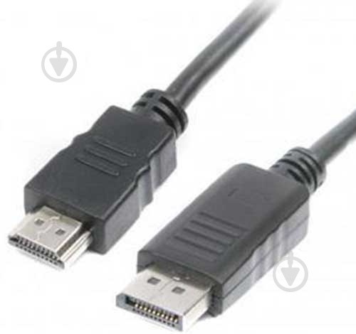 Кабель Viewcon DisplayPort – HDMI 1,8 м black (VC-HDMI-DP-1.8m) - фото 1 Кабель Viewcon DisplayPort – HDMI 1,8 м black (VC-HDMI-DP-1.8m) - фото 1