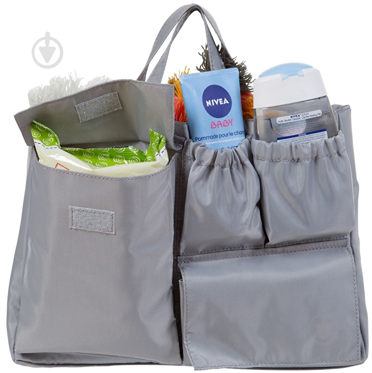 Сумка-органайзер Childhome Mommy bag grey (CWINB) - фото 4 Сумка-органайзер Childhome Mommy bag grey (CWINB) - фото 4
