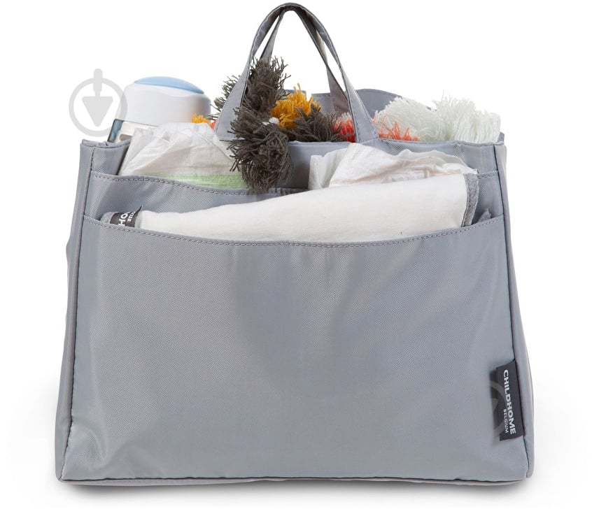 Сумка-органайзер Childhome Mommy bag grey (CWINB) - фото 5 Сумка-органайзер Childhome Mommy bag grey (CWINB) - фото 5