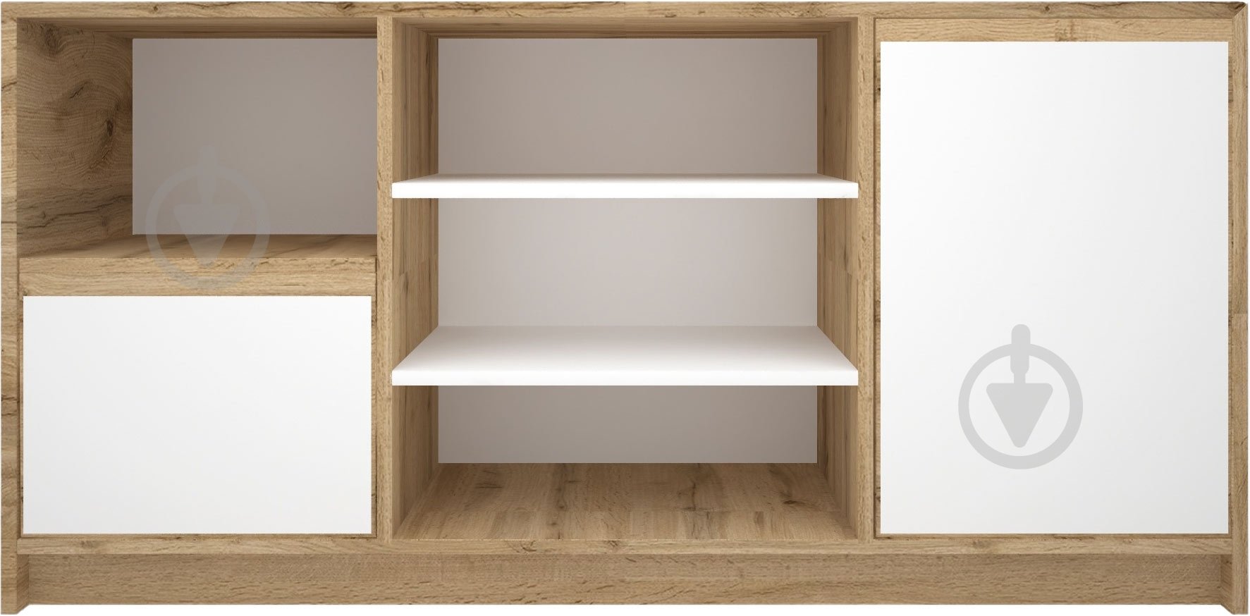 Тумба под ТВ Lion Бергамо 1400x700x400 мм дуб аппалачи/нимфея альба - фото 1