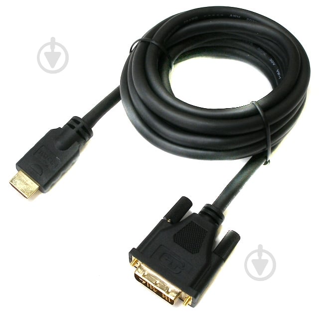 Кабель Viewcon 5 м черный (VD066-5M) HDMI-DVI - фото 2