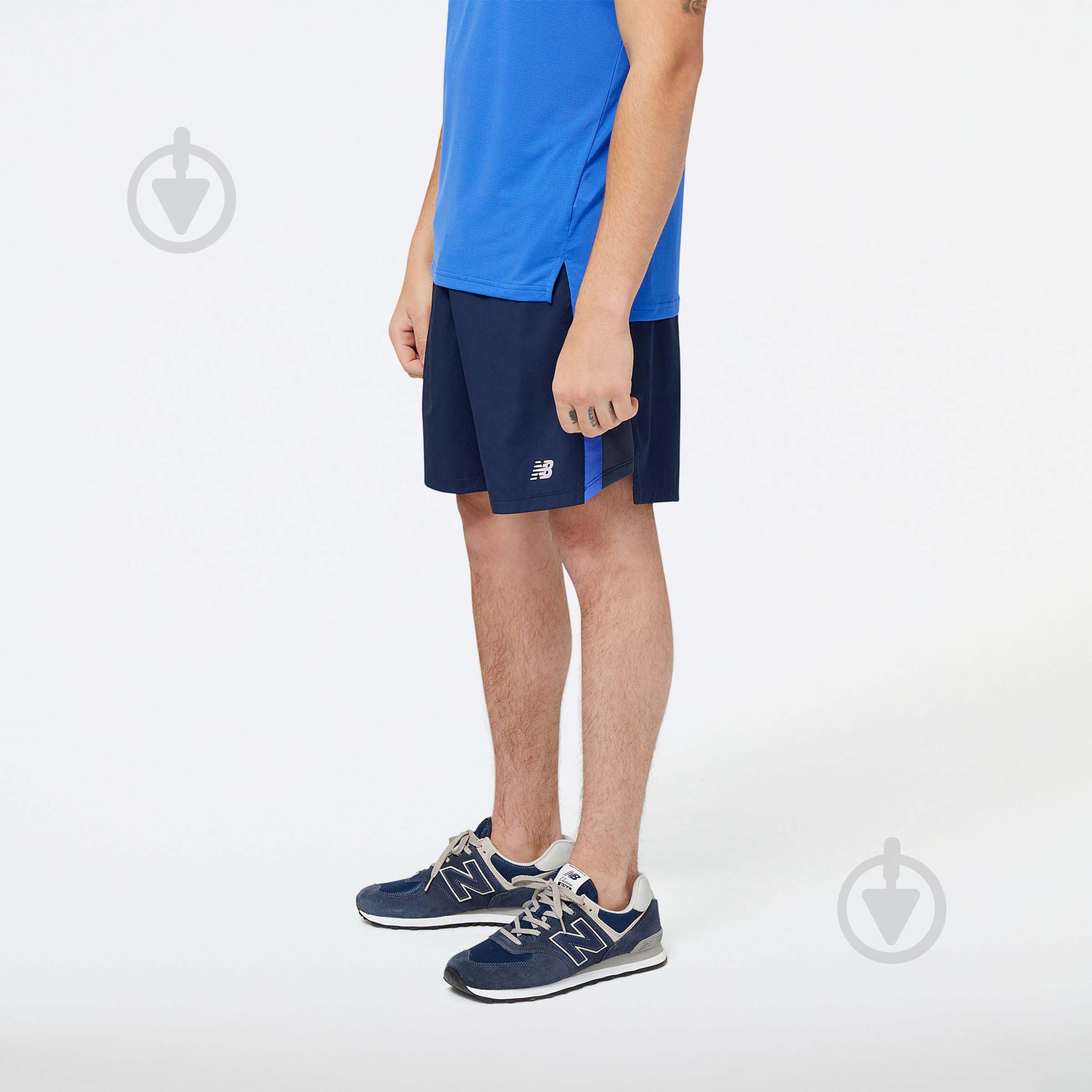 Шорты New Balance ACCELERATE 7 IN MS23230MIB р. S синий - фото 2