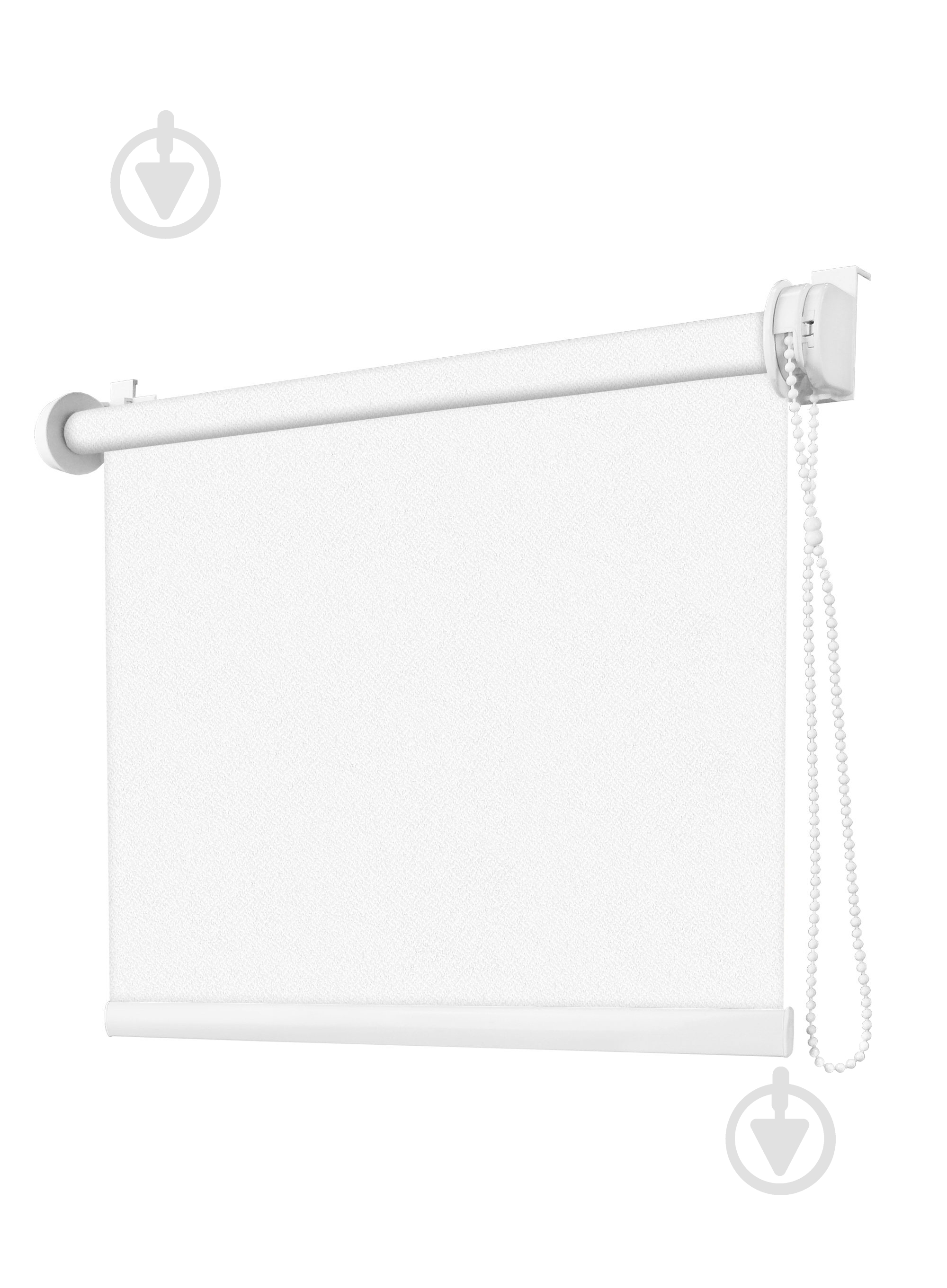 Ролета мини Rollotex с фиксацией на струне Pearl 65x150 см белая - фото 1