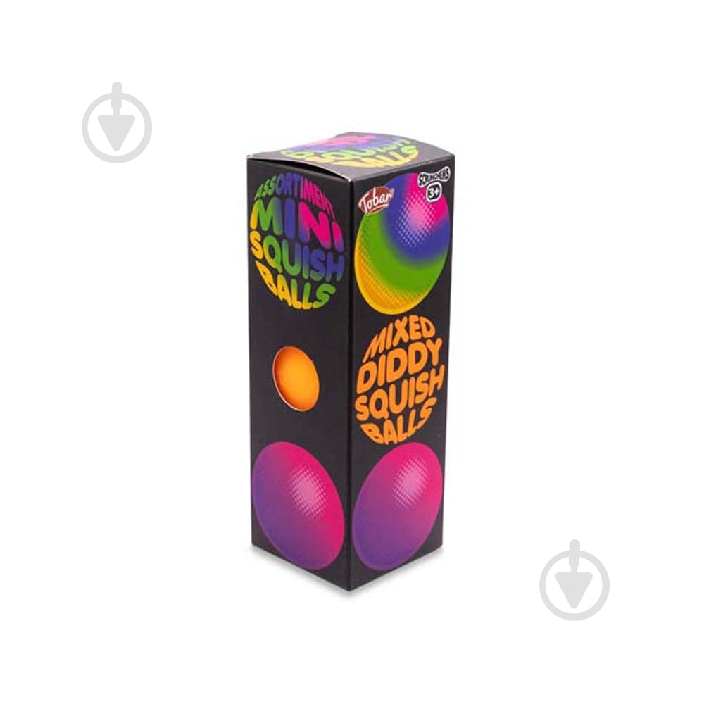 Игрушка-антистресс Tobar Скранчемс микс неоновых мячиков Дидди 38462 - фото 1 Игрушка-антистресс Tobar Скранчемс микс неоновых мячиков Дидди 38462 - фото 1