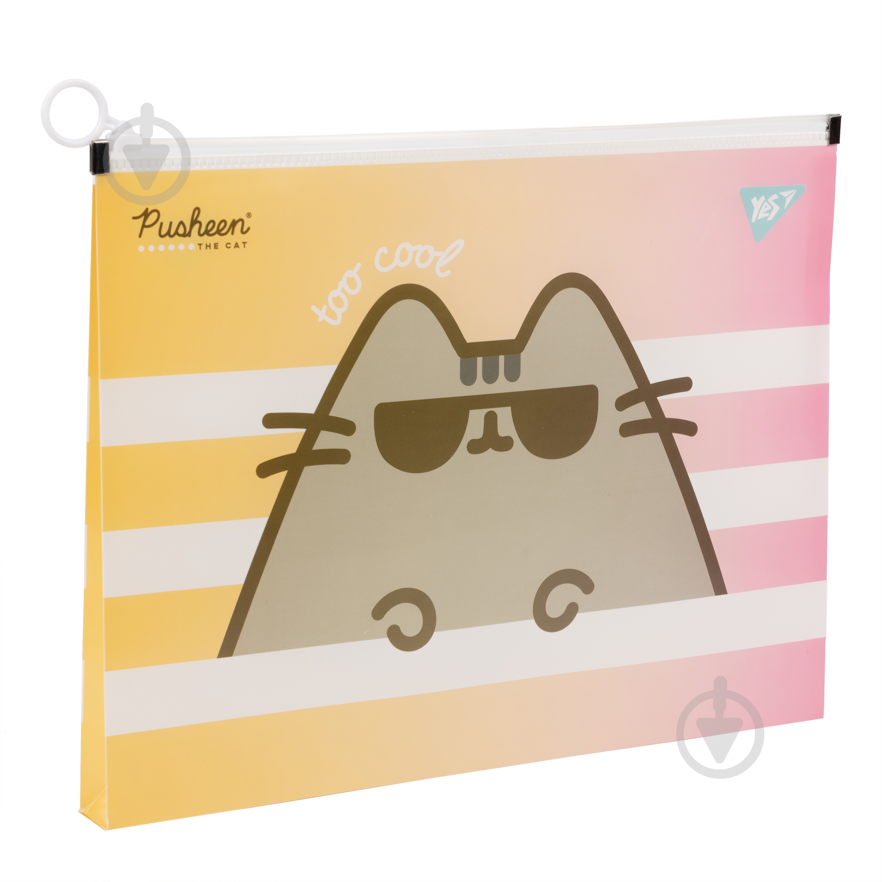 Папка-конверт А4 на молнии Pusheen YES - фото 1