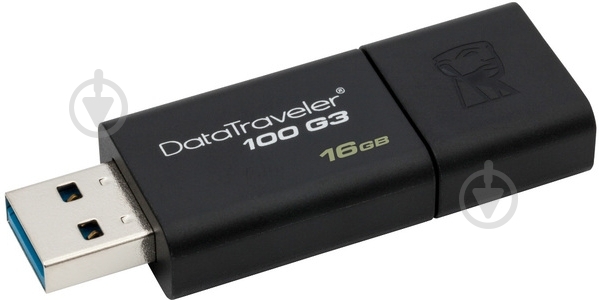 Флеш-пам'ять USB Kingston DataTraveler 100 G3 16 ГБ USB 3.0 (DT100G3/16GB) - фото 2