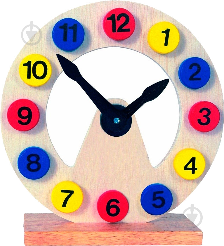 Часы деревянные Bino 84050 - фото 1