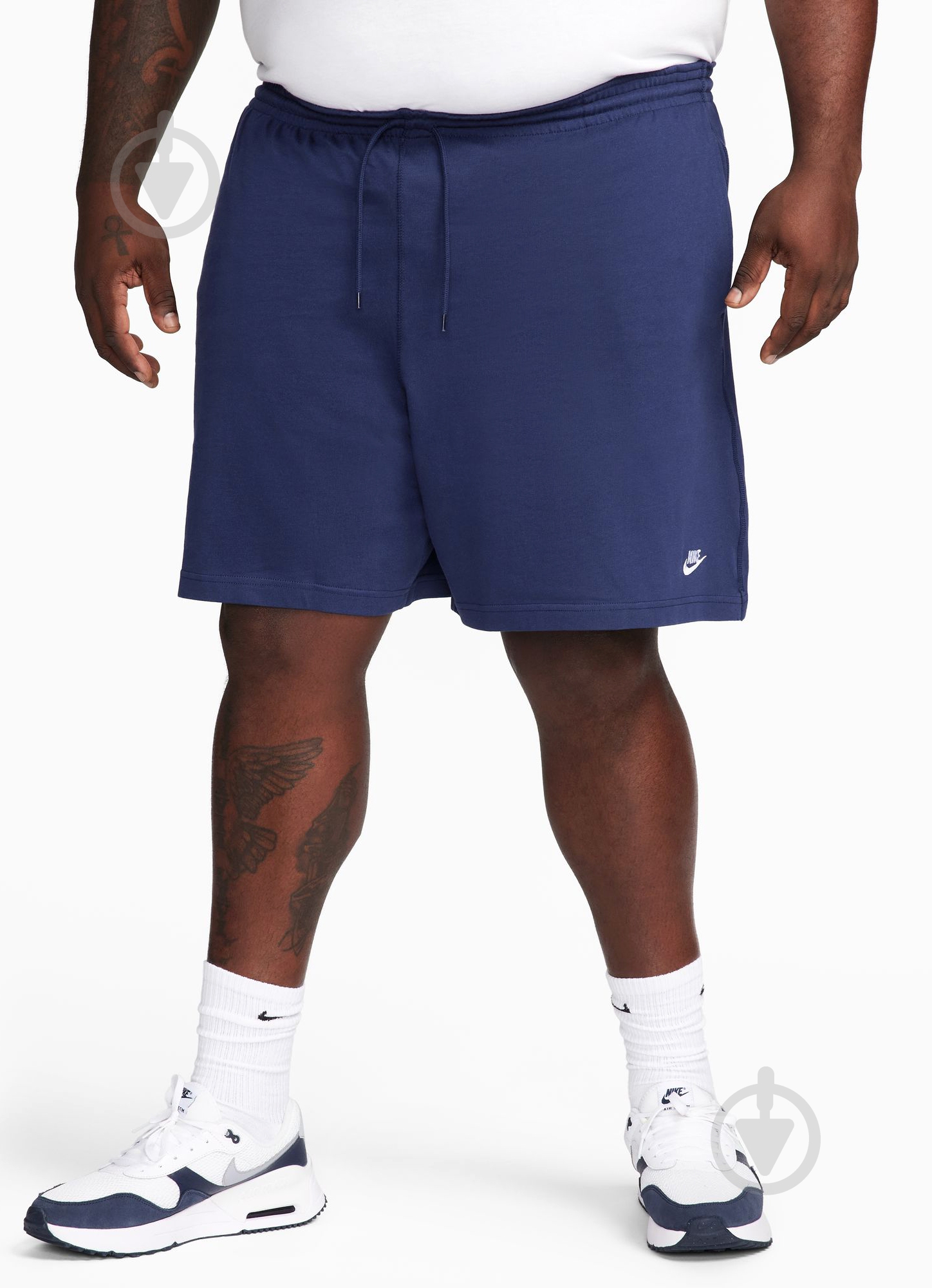 Шорты Nike NK CLUB KNIT SHORT FQ4359-410 р. S синий - фото 1